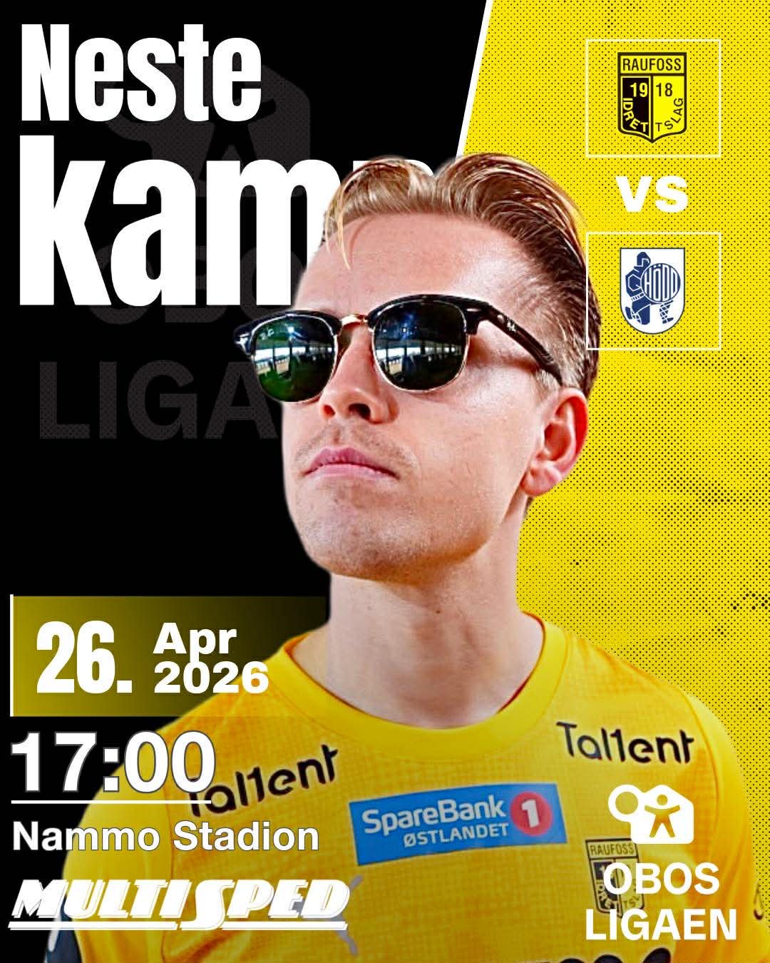 Ha solbrillene klare på søndag!