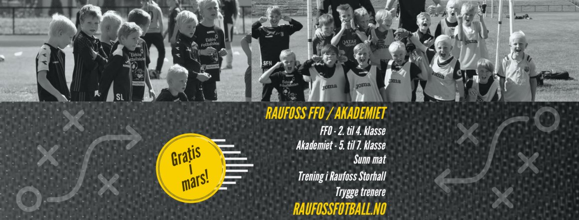 Kickstarter FFO og Raufoss Akademiet med gratis prøvemåned!
