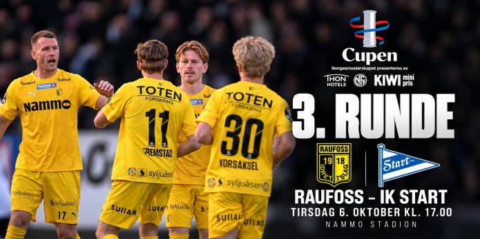 NM 3. runde: IK Start til Nammo Stadion